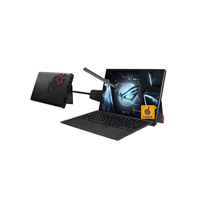 ASUS ROG Flow Z13 (2022), 13.4" (34.03 cms) UHD+ 16:10 Touch, Core i9-12900H 12th Gen, RTX 3050 Ti 4GB Graphics, 2-in-1 Gaming Laptop (16GB/1TB SSD/Win 11/Office 2021/Black/1.18 kg), GZ301ZE-LC193WS