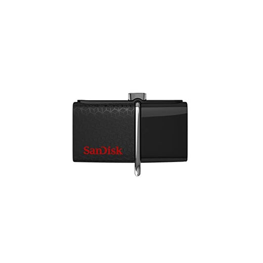SanDisk 32GBUltra Dual USB Drive 3.0, SDDD2-032G-GAM46(Black)