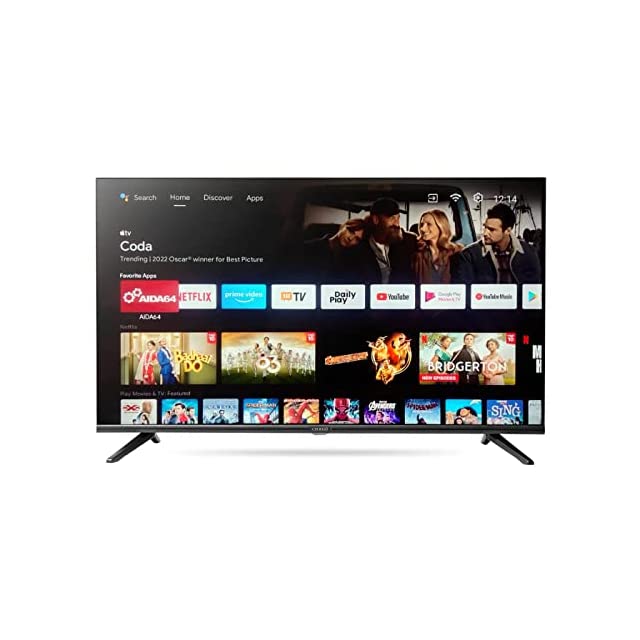 Croma 80 cm (32 Inches) HD Ready Certified Android Smart LED TV CREL032HOF024601 (Black) (2022 Model)