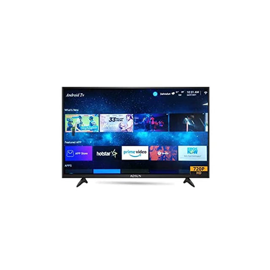ADSUN 60 cm (24 Inches) HD Ready Smart LED TV A-2440S (Black) (2021 Model)