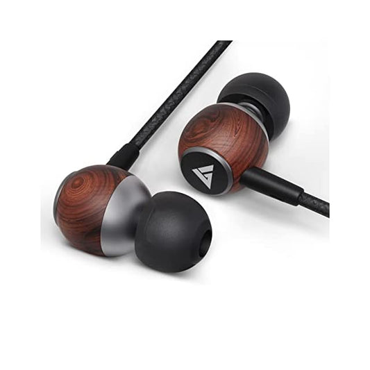 Boult Audio BassBuds Oak in-Ear Wired Earphones with 10mm Extra Bass Driver and HD Sound with mic(Brown)