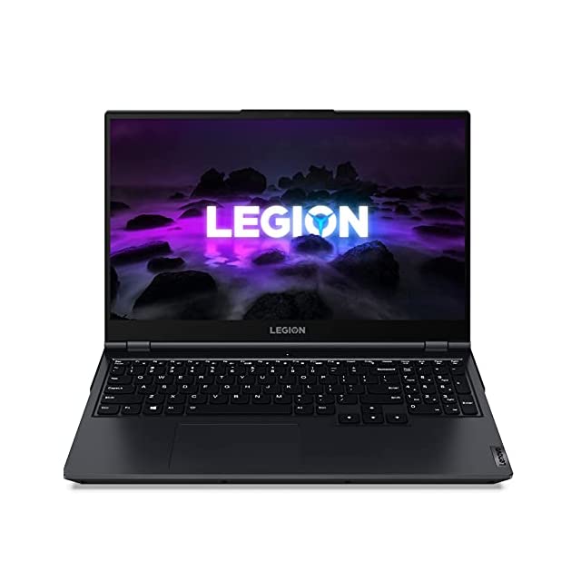 Lenovo Legion 5 AMD Ryzen 7 5800H 15.6" (39.62cm) FHD IPS Gaming Laptop (16GB/2TB SSD/6GB NVIDIA RTX 3060/165Hz/Windows 11/Office 2021/RGB Backlit/3months Game Pass/Phantom Blue/2.4Kg), 82JU010NIN
