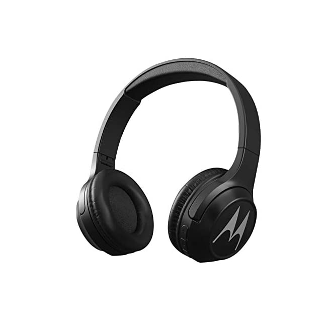 Motorola Escape 210 Bluetooth Wireless Over Ear Headphones with Mic (Black)
