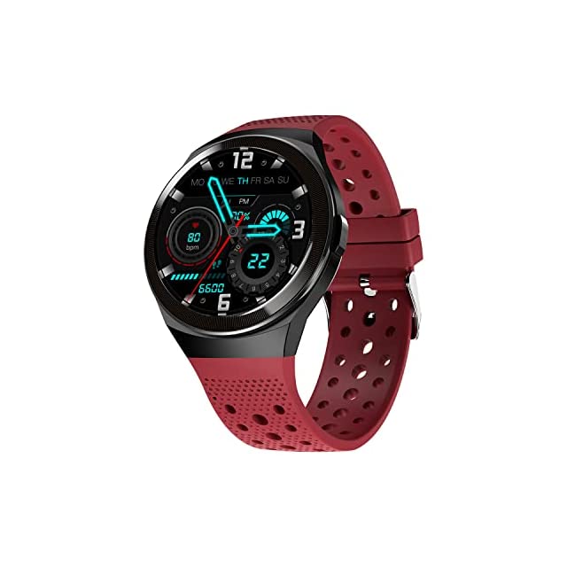 Inbase Urban Sports Bluetooth Calling Smartwatch with in Built Mic and Speaker, Bright 1.3" IPS Display, SPO2, 24*7 Heart Rate Monitoring, Multiple Sports Modes & 10 Days Battery Life IB-1086