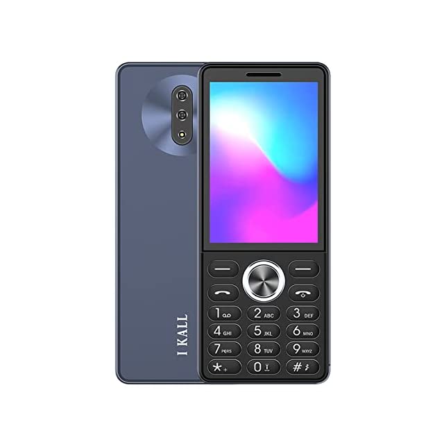 I KALL K6300 Triple Sim Keypad Mobile (Grey)