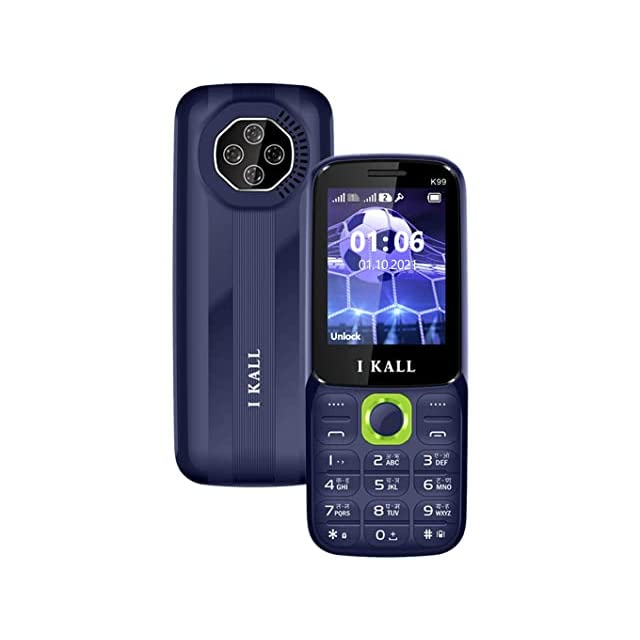 I KALL K99 Keypad Mobile (2.4 Inch, Dual Sim) (Dark Blue)