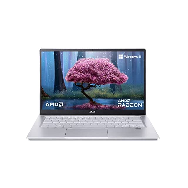 Acer Swift X Sfx14-41G Creator Laptop Thin & Light 14 Inches Full Hd 100% Srgb AMD Ryzen 7 5800U Nvidia RTX 3050Ti Laptop Graphics 16Gb Lpddr4X 1Tb Ssd Backlit Kb 1.39Kg Mso Windows 11 Home