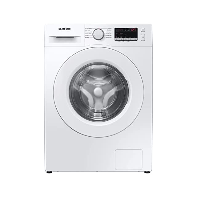 Samsung 7 Kg 5 Star Inverter, Hygiene Steam Fully-Automatic Front Loading Washing Machine (WW70T4020EE1TL, White, Diamond Drum)