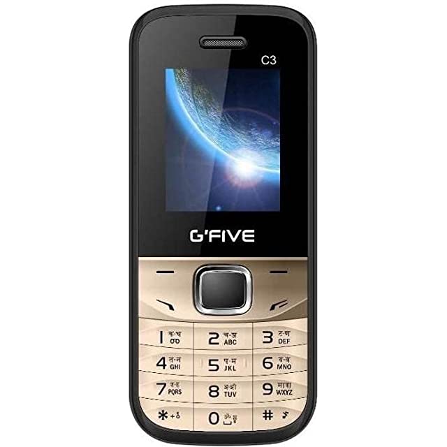 G'FIVE C3 (Black Gold) Dual Sim Phone