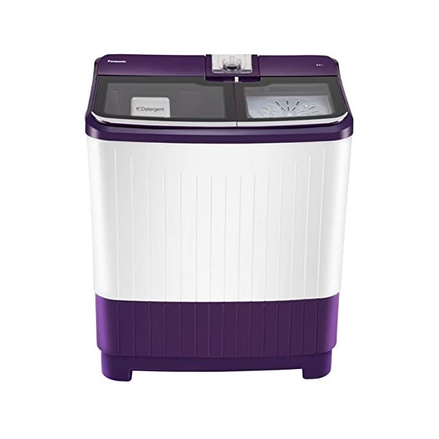 Panasonic 8 kg Semi-Automatic Top Loading Washing Machine (NA-W80G5VRB, Violet)