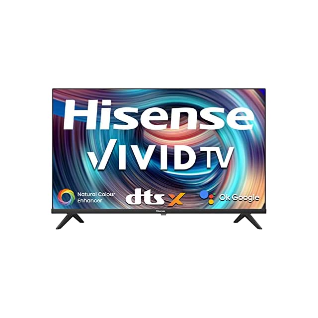 Hisense 80 cm (32 inches) Android 11 Series HD Ready Smart Certified Android LED TV 32E4G (Black)