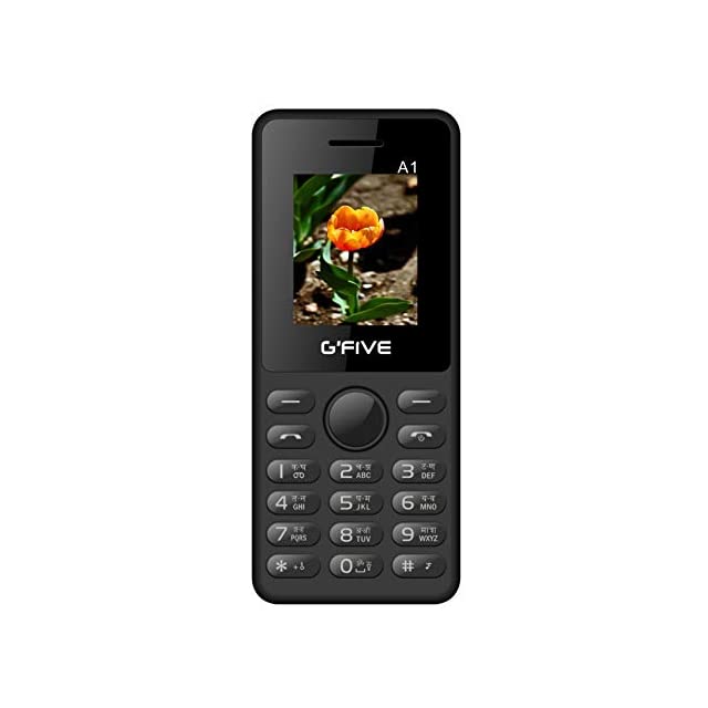 G'Five A1 Dual Sim Open FM Auto Call Recorder SOS Button 1 Year Warranty (Black Orange)