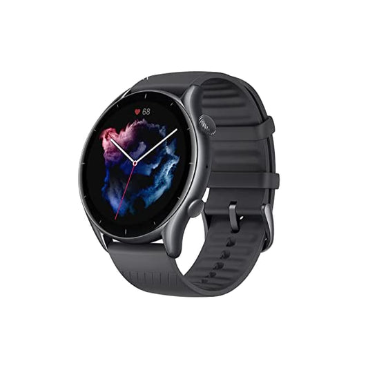 Amazfit GTR 3 Smart Watch Fitness Watch with Health Monitoring, 1.39" AMOLED Display, Sports Watch with 150+ Sports Modes, GPS, 21 Days Battery Life, Alexa Built-in (Thunder Black)