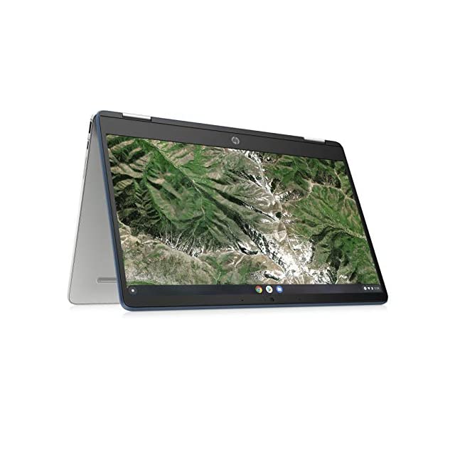 HP Chromebook Intel Celeron N4120 35.6cm(14 inches) Micro-Edge, Touchscreen Laptop (4GB RAM/64GB eMMC/Chrome 64/UHD Graphics,1.49kg), 14a-ca0504TU