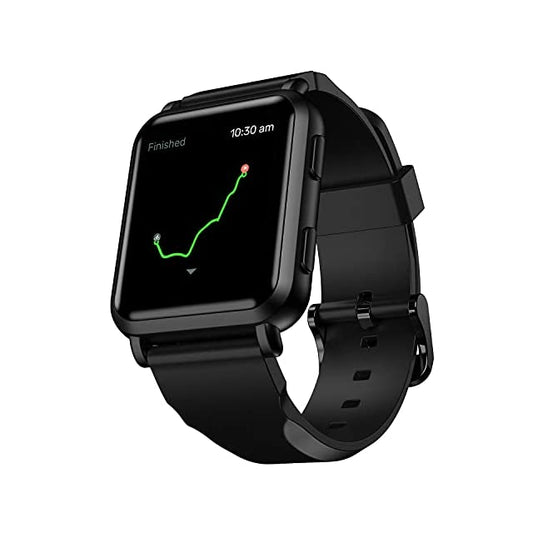 Noise ColorFit Nav Plus Smartwatch with Built-in GPS, High Resolution Display, 30 Sports Modes, Stress & Sleep Monitor, IP68 Waterproof - Stealth Black
