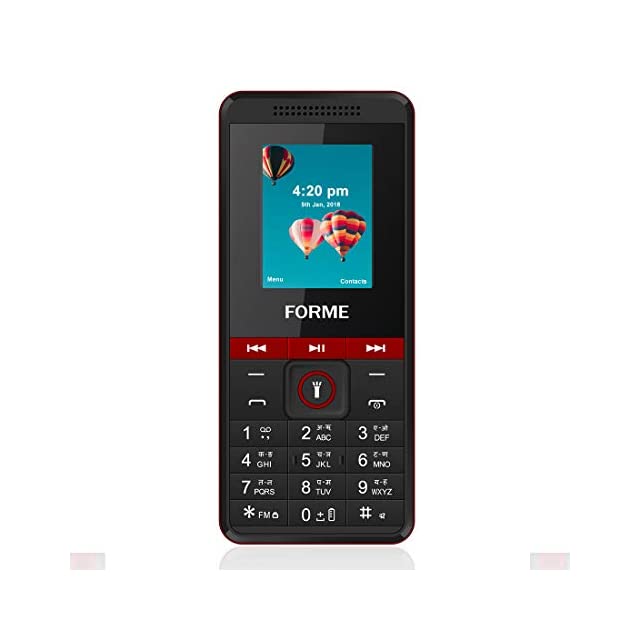 Forme DuosN2 Feature Phone (Black Red)