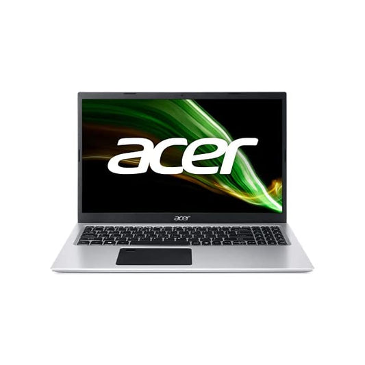 Acer Aspire 3 Intel Core i5 11th Gen 15.6 inches Full HD Display Business Laptop (2*4GB RAM/128GB SSD+1TB HDD/NVIDIA GeForce MX350/Windows 10 Home/Fingerprint Reader/Pure Silver, 1.7kg), A315-58G
