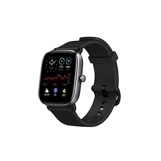 Amazfit GTS2 Mini Smart Watch with 1.55" AMOLED Display, SpO2 Level Measurement, 14 Days' Battery Life, 70+ Sports Modes, Built-in Amazon Alexa & GPS, HR, Sleep&Stress Monitoring(Meteor Black)