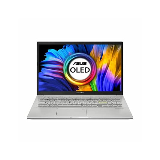 ASUS VivoBook K15 OLED 15.6-inch FHD OLED, Intel Core i7-1165G7 11th Gen, Thin and Light Laptop (8GB/256GB SSD + 1TB HDD/Office 2019/Windows 10/Integrated Graphics/Silver, 1.8 Kg), K513EA-L703TS