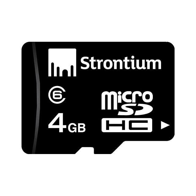Strontium 4GB Micro SDHC Class-6 Memory Card