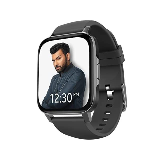 TAGG Verve NEO Smartwatch 1.69’’ HD Display | 60+ Sports Modes | 10 Days Battery | 150+ Maximum Watch Face Library | Waterproof | 24*7 HeartRate & Blood Oxygen Tracking | Games & Calculator | Black