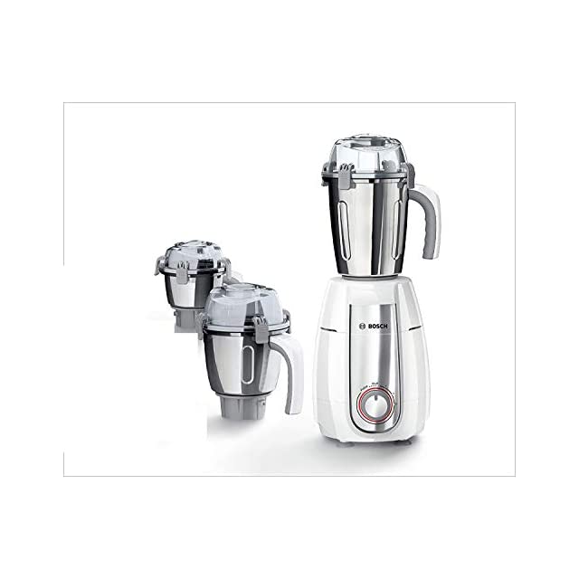 Bosch TrueMixx Style 1000-Watt Mixer Grinder with 3 Jars (White)