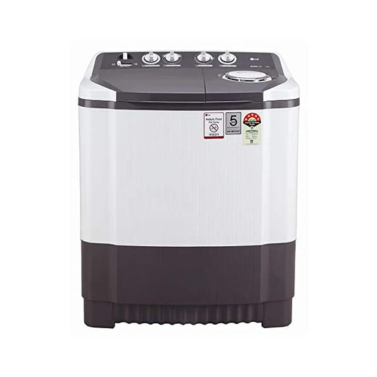 LG 8.0 kg 5 Star Semi-Automatic Top Loading Washing Machine (P8030SGAZ, Dark Grey)