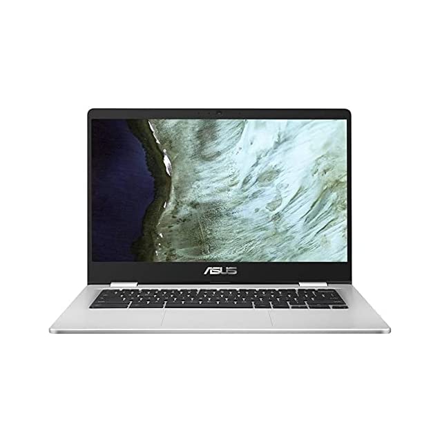 Asus Chromebook Celeron Dual Intel Core - (4 Gb/64 Gb Emmc Storage/Chrome Os) C423Na-Bz0522 Thin And Light Laptop (14 Inches, Silver, 1.34 Kg) New