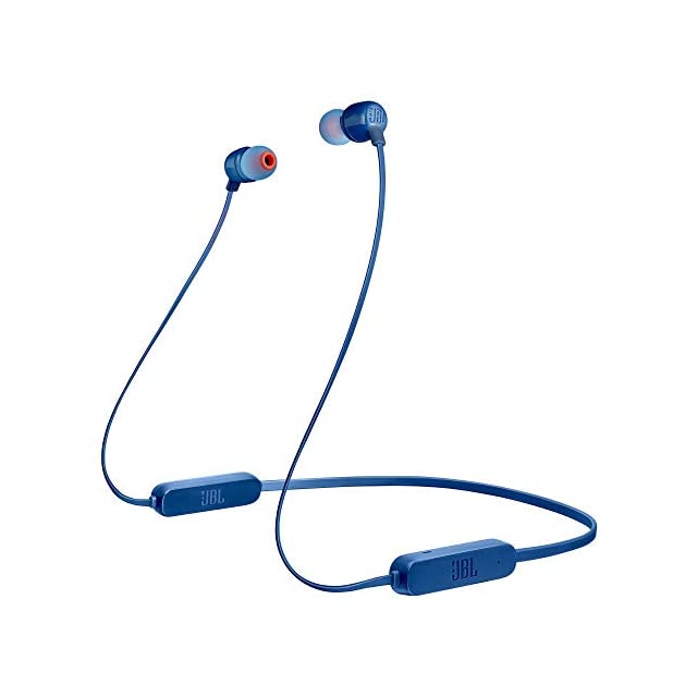 JBL Tune 165BT by Harman Wireless in Ear Neckband Headphone with Mic (Blue)