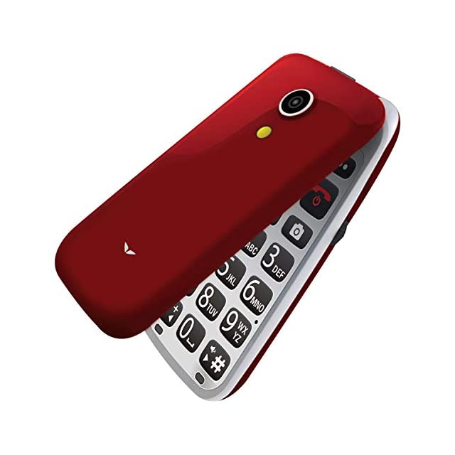 Easyfone Royale for Senior Citizens - 2.4” Flip phone with 20+ Elder Friendly features like SOS, Sound Boost, Big Keypad, Charging Dock, Torch Button, 10 Days Battery Backup, App based Remote Assist etc.