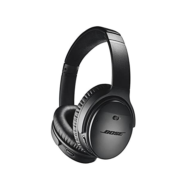 Bose Quietcomfort 35 Ii Noise Cancelling Bluetooth Wireless Over Ear Headphones With Mic And Alexa Voice Control, Black