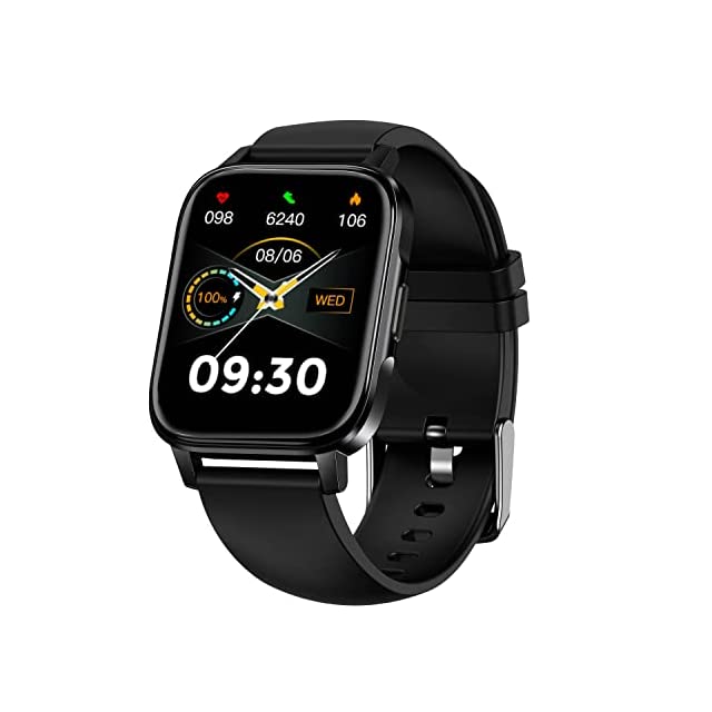 Maxima Max Pro X5 Smartwatch-Premium Ultra Slim 1.7” HD Display with 15 Days Battery Life,IP68 Resistance,60+ Watch Faces,Sleep&SpO2 Monitoring,Social Media alerts, Multiple Exercise Modes(Jet Black)