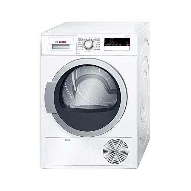 Bosch 8 kg Inverter Fully Automatic Condenser Dryer (WTB86202IN, White, Inbuilt Heater)
