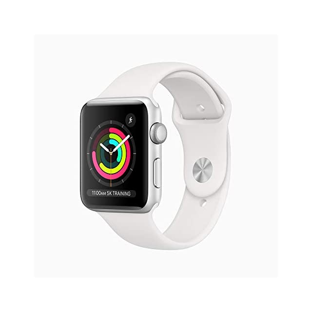 Apple Watch Series 3 (GPS, 42mm) - Silver Aluminium Case with White Sport Band