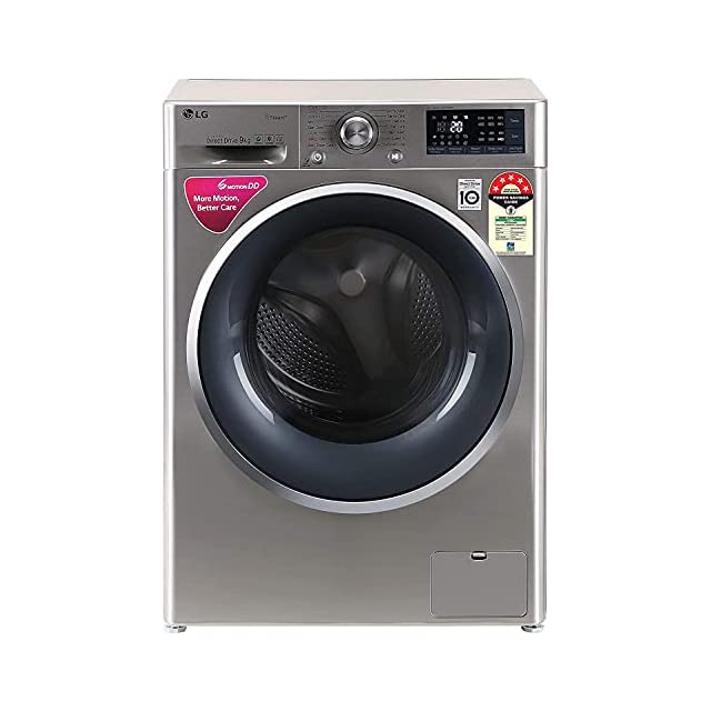 LG AI Direct Drive Washer with Steam & TurboWash, FHV1409ZWP, 9.0Kg