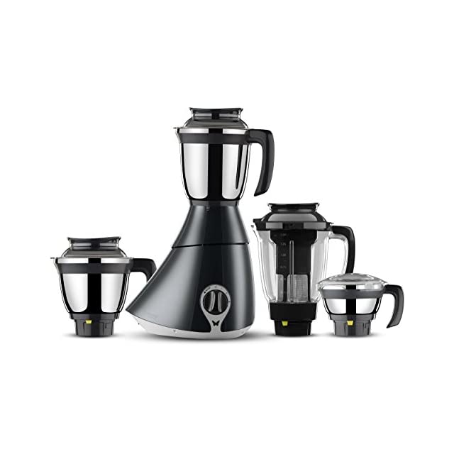 Butterfly Matchless Mixer Grinder, 750W, 4 Jars (Grey/ White)
