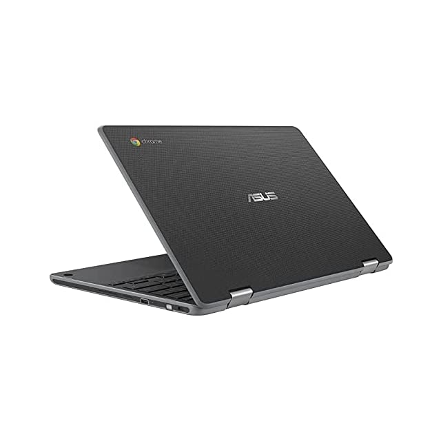 ASUS Chromebook Flip Intel Celeron Dual Core - (11.6 inches, 4 GB/64 GB EMMC Storage/Chrome OS) C214MA-BU0452 2 in 1 Laptop (Dark Grey, 1.20 Kg)