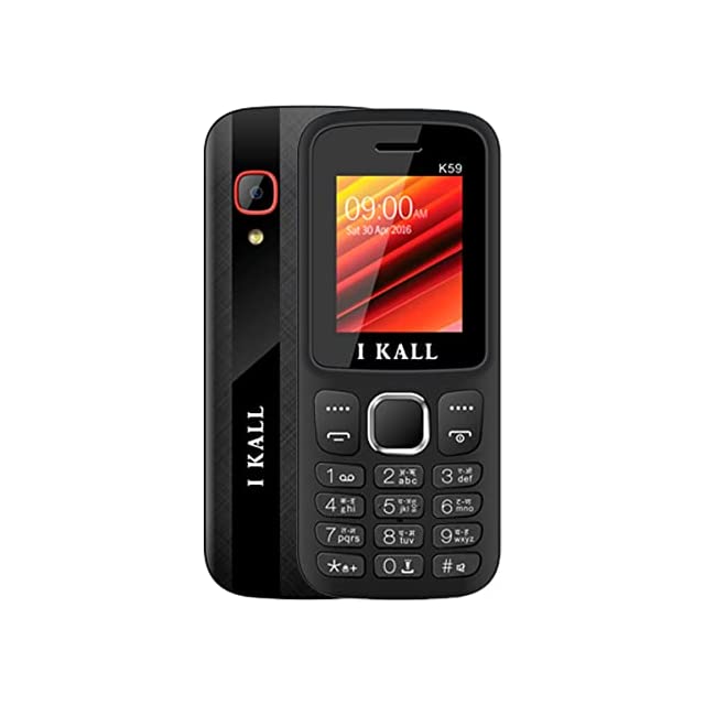 I KALL K59 Keypad Mobile (1.8 Inch, Dual Sim) (Red)