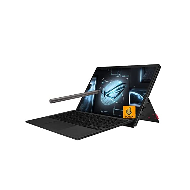 ASUS ROG Flow Z13 (2022), 13.4" (34.03 cms) FHD+ 16:10, 120Hz Touch, Core i7 12th Gen, RTX 3050 4GB Graphics, 2-in-1 Gaming Laptop (16GB/512GB SSD/Win 11/Office 2021/Black/1.18 kg), GZ301ZC-LD123WS