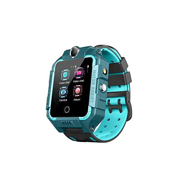 Sekyo Turbo | 4G Smartwatch with Video Calling | Voice Call | WiFi | Location Tracking | SOS | Voice Message | Geo-Fencing | GPS Smartwatch for Kids, Boy Girls | (Blue)