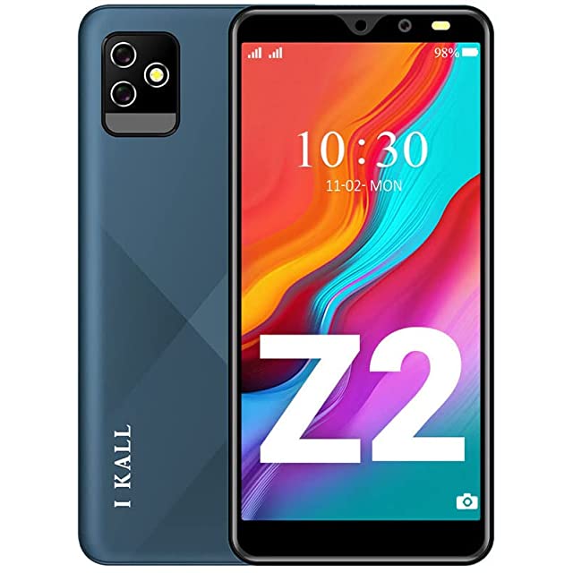 I KALL Z2 Smartphone (3GB, 16GB) (6 Inch Display, 4G Volte, Android 10) (Dark Blue)