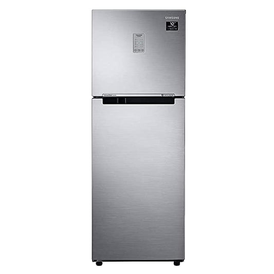 Samsung 253L 3 Star Inverter Frost Free Double Door Refrigerator (RT28T3743S8/HL, Elegant Inox, Convertible)