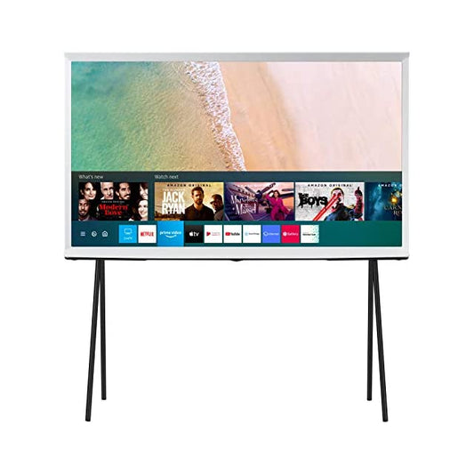 Samsung The Serif Series 108 cm (43 inches) 4K Ultra HD Smart QLED TV QA43LS01TAKXXL (Cloud White)