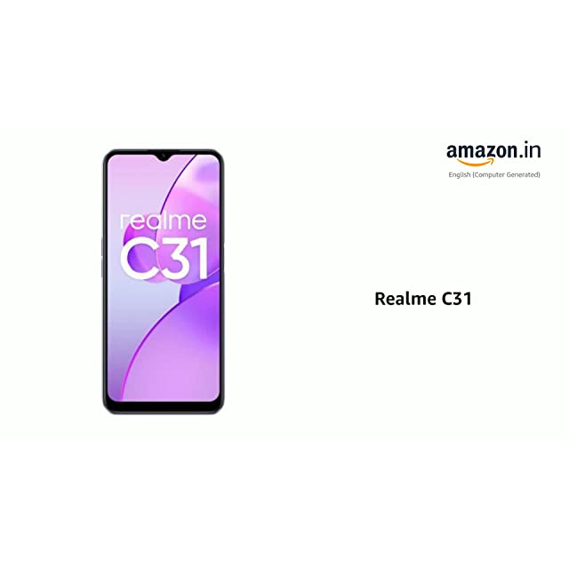Realme C31 (Light Silver, 4GB RAM, 64GB Storage)