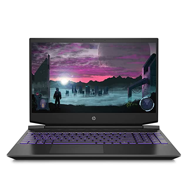 HP Pavilion AMD Ryzen 7 5800H 15.6 inch(39.6 cm) FHD Gaming Laptop (16GB/512GB SSD/Win 11 Home/NVIDIA RTX 3050 Graphics/144Hz Refresh Rate/MS Office/ Shadow Black & Ultra Violet/1.98 Kg), 15-ec2146AX