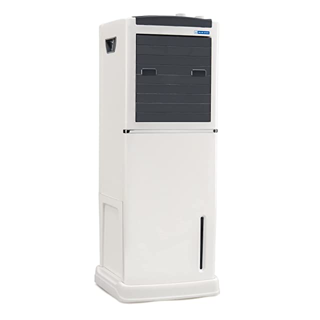 BLUE STAR Elita 55 Litres Tower Air Cooler TA55BMA with Cross Drift Technology, Dual Filtration and Ice Chamber, White