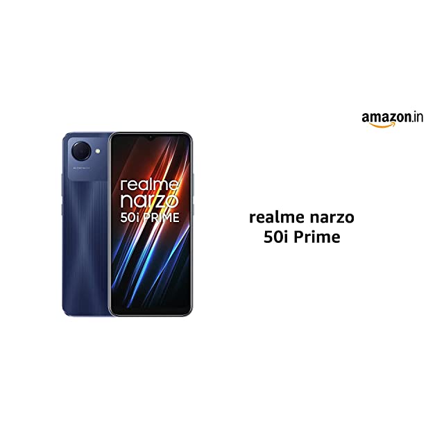 realme narzo 50i Prime (Dark Blue 3 GB RAM +32 GB Storage) Octa-core Processor | 5000 mAh Battery