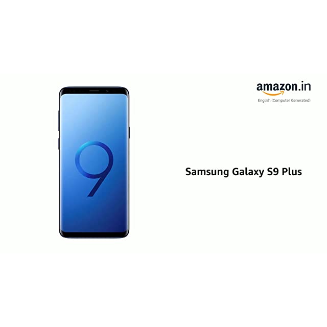Samsung Galaxy S9 Plus (Coral Blue, 6GB RAM, 64GB Storage)