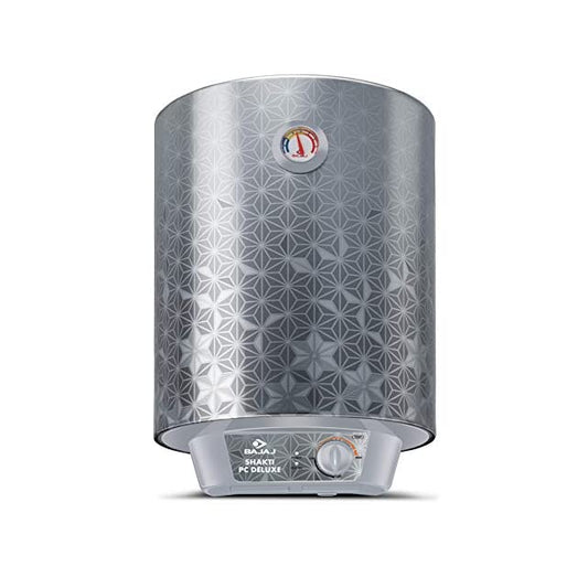 Bajaj Shakti PC Deluxe Storage 10 Litre Verical 4 Star Water Heater (Grey)