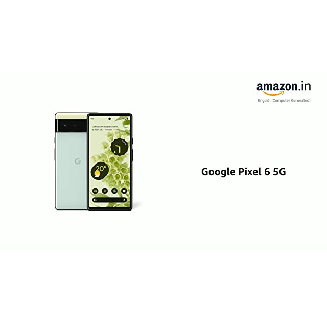 Google Pixel 6 5G (Sorta Seafoam, 8GB RAM, 128GB Storage)